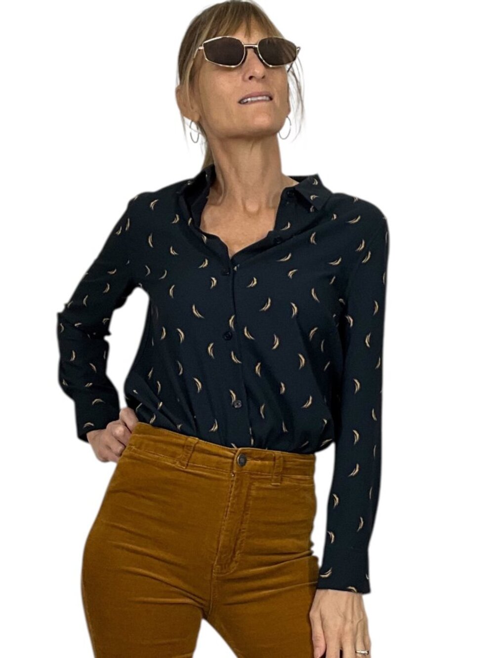 Equipment Femme Button Front Shirt Blouse XS Long Sleeve - Picture 16 of 16